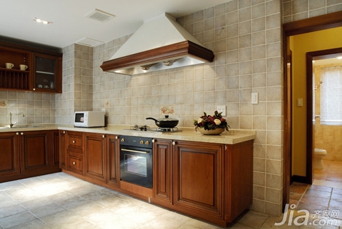 厨房瓷砖效果图 打造完美主妇空间