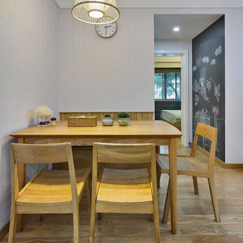 日式风格,70平米装修,简洁,三居室装修,餐厅