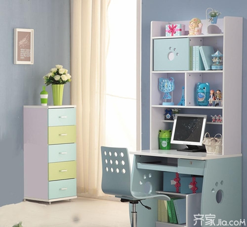 儿童组合书桌书柜设计  享受舒服生活