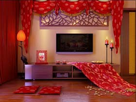 紅動新生活 10個中式客廳裝修效果圖
