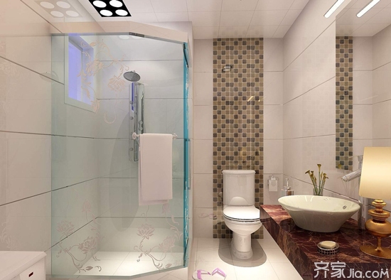 淋浴房装修设计一览 让洗澡变得有情趣