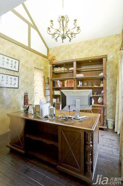别墅装修,20万以上装修,美式乡村风格,