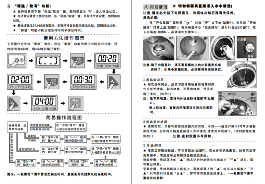 【详解】苏泊尔电压力锅使用说明书