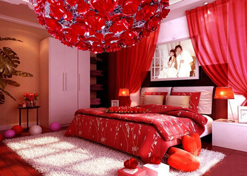 婚房卧室布置效果图 新婚的甜蜜小窝