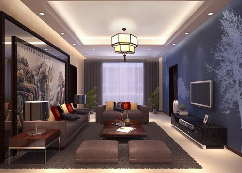 室内客厅设计效果图  客厅的精心设计