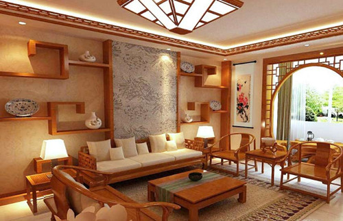 中式客厅装修效果图大全  大气沉稳的中式客厅