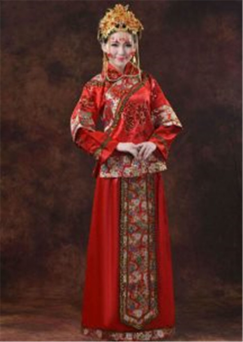 中国新娘礼服图片中式婚纱礼服款式有哪些