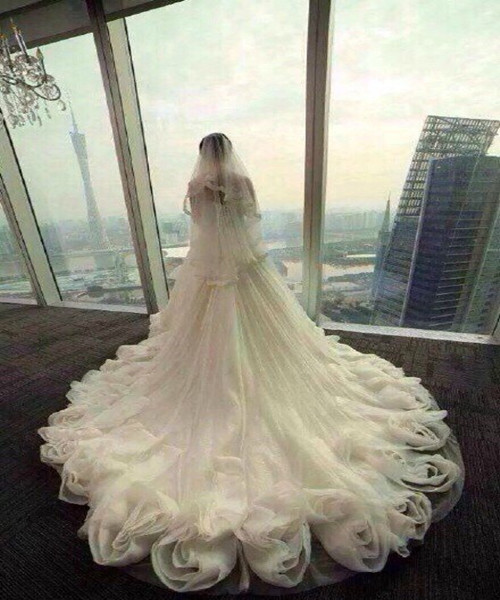 婚纱照图片唯美背影大全纯美的婚纱背影