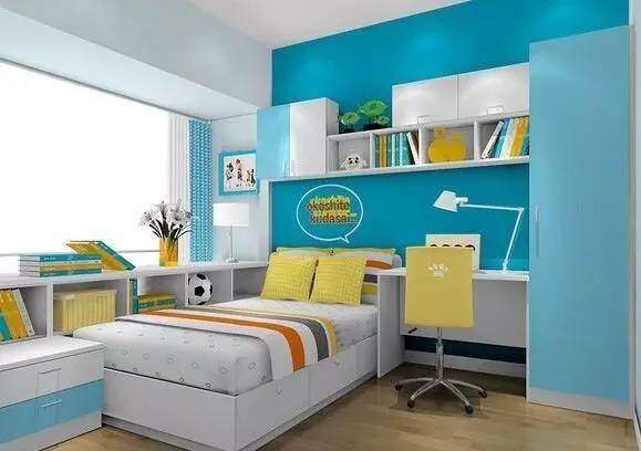 儿童房装修色彩搭配技巧,宝宝卧室里的蓝色天空