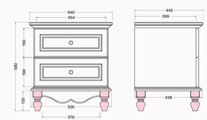 床头柜常规尺寸有哪些床头柜尺寸多少合适