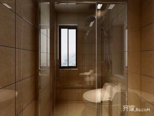 简约日式风格三居卫生间装修效果图3/4