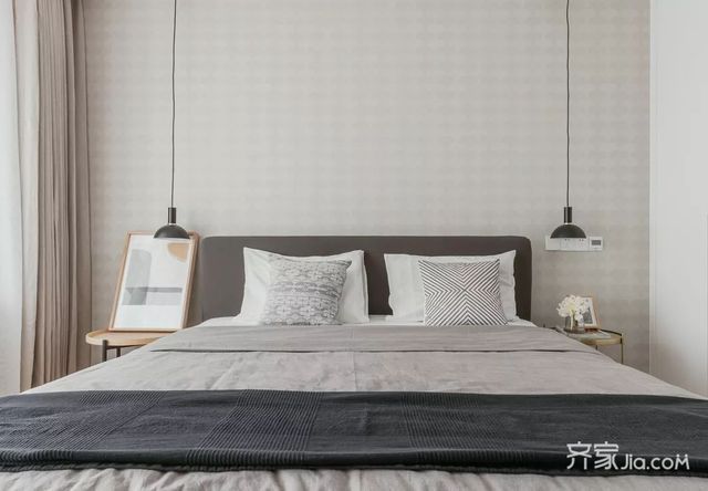 60平宜家风格装修卧室效果图4/4