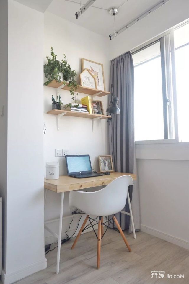 70m²宜家风格装修书房布置图6/8