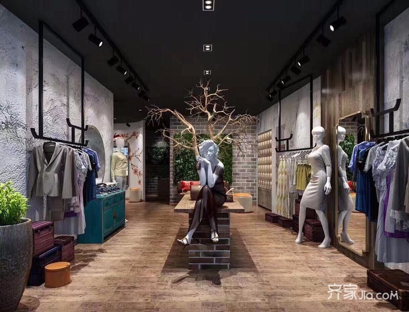 3万30平米混搭商铺装修装修效果图,三牌楼 服装店装修