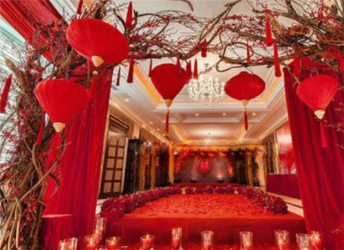 中式婚礼布置效果图 8种物品打造热闹喜庆婚礼