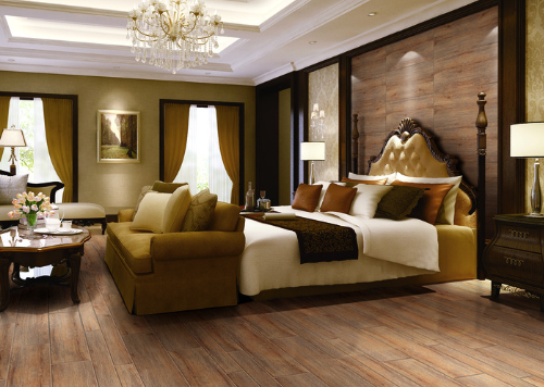 卧室木纹砖效果图 木纹砖铺贴方法