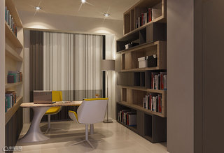 现代简约风格公寓舒适书房装潢