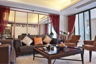 中式风格舒适客厅装修效果图