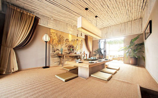 中式风格温馨客厅装修效果图