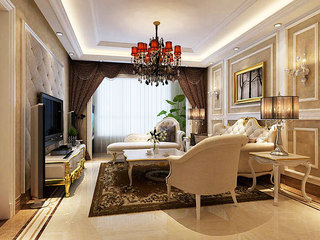 欧式风格奢华欧式客厅设计图