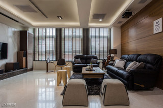 中式风格公寓稳重客厅改造