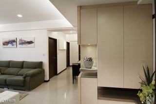 现代简约风格公寓小清新客厅过道设计图纸
