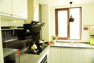 现代简约风格大气暖色调厨房橱柜定制
