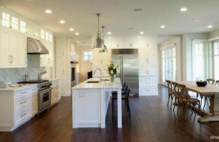 欧式风格简洁白色厨房改造