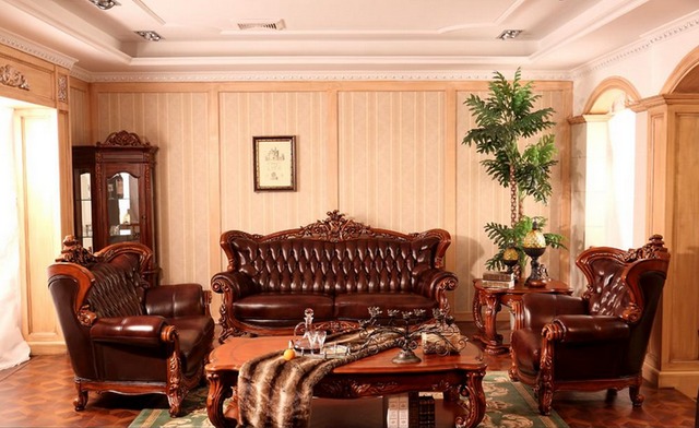 豪宅必备土豪们的大爱实木欧式沙发来了