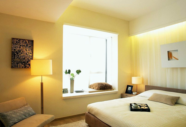 20个现代简约卧室飘窗 增容空间小秘诀