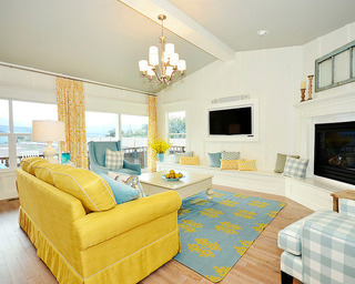 美式风格大气客厅沙发设计