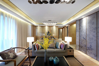 中式风格温馨140平米以上沙发图片