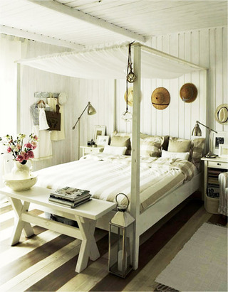 欧式风格舒适卧室床图片