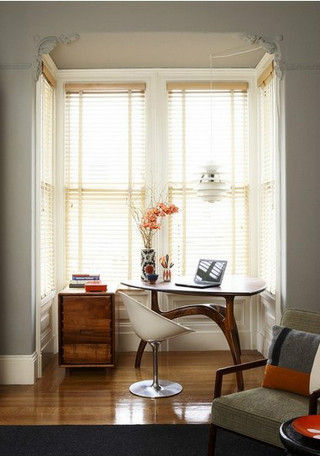 现代简约风格大气暖色调客厅飘窗设计图纸