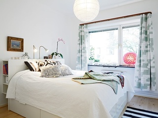 简约风格简洁卧室飘窗设计