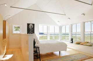 美式风格时尚白色卧室飘窗设计图纸