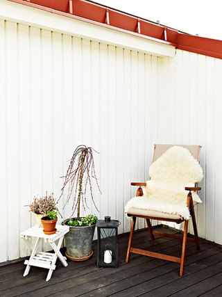 宜家风格简洁阳台室内植物效果图