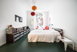 北欧风格简洁卧室装修图片