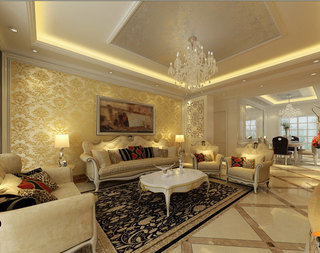 北欧风格奢华白色客厅沙发图片