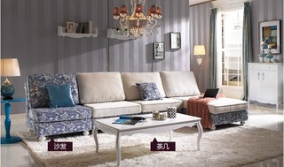 简约风格小清新客厅沙发效果图