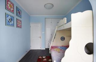 欧式风格可爱儿童房儿童床效果图