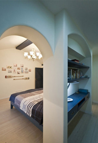地中海风格浪漫卧室吊顶设计