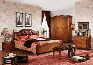 美式风格温馨卧室装修