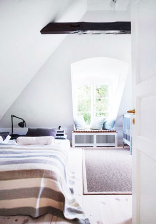 北欧风格简洁卧室装修效果图