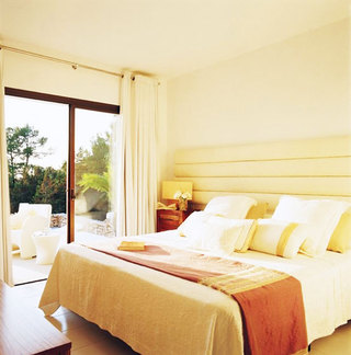 地中海风格卧室窗户图片
