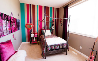 美式风格大气卧室卧室背景墙效果图