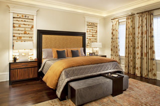 美式风格大气卧室卧室背景墙装修效果图