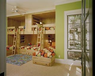 宜家风格可爱儿童房儿童床图片