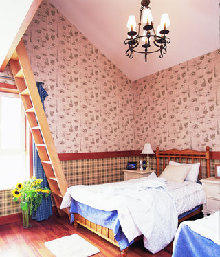 美式风格大气卧室装修图片
