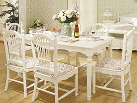 22种白色餐桌设计效果图 清新又洁净